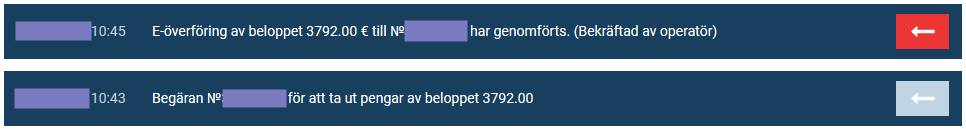 Transaktionshistorik